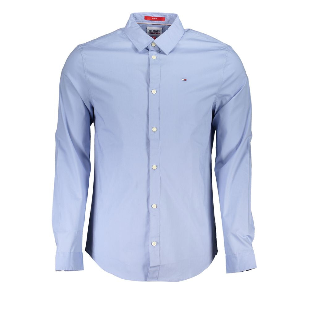 Tommy Hilfiger Azure Cotton Men's Shirt | Regal Royce