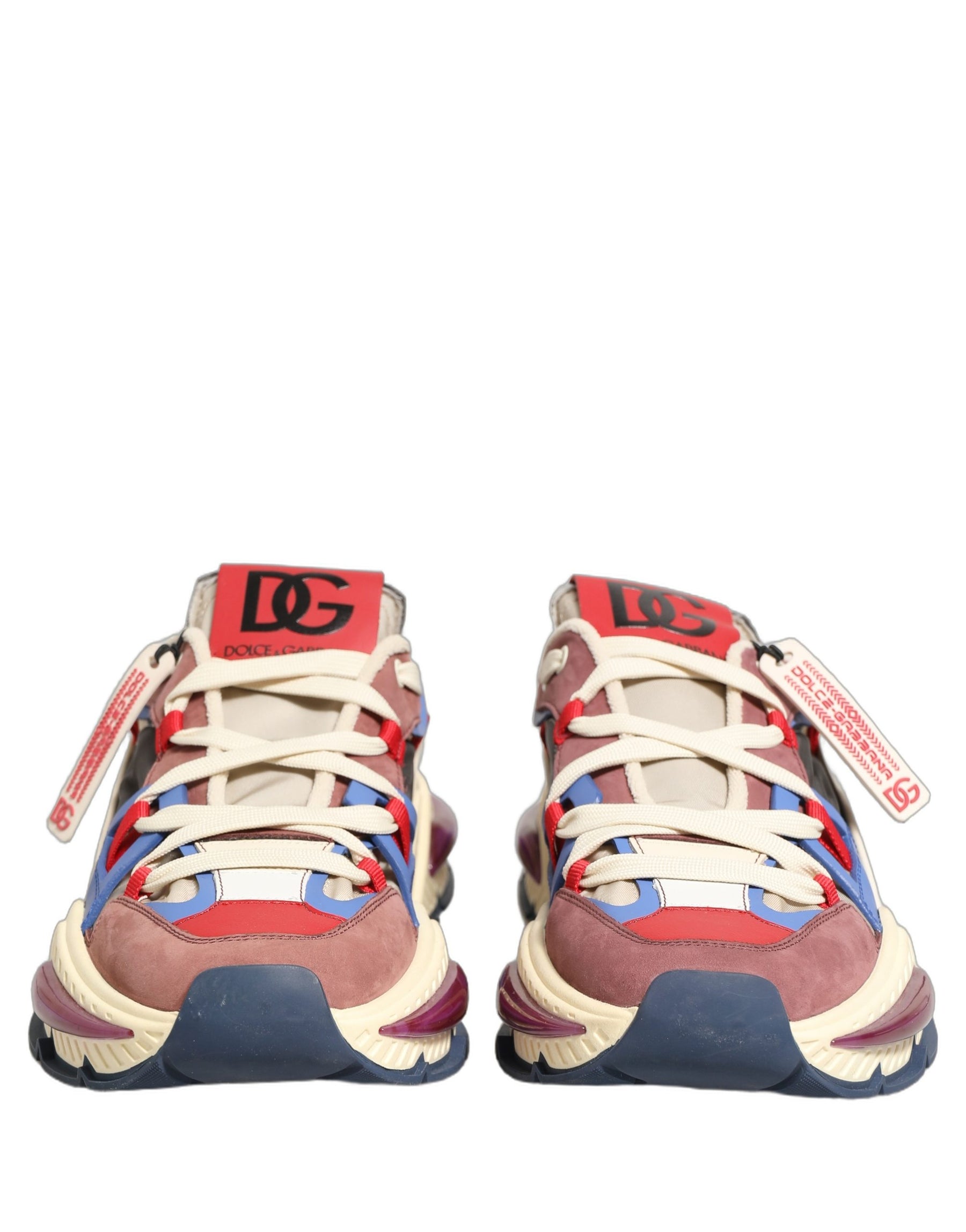 Dolce & Gabbana Multicolor Low Top Airmaster Sneakers Shoes | Regal Royce