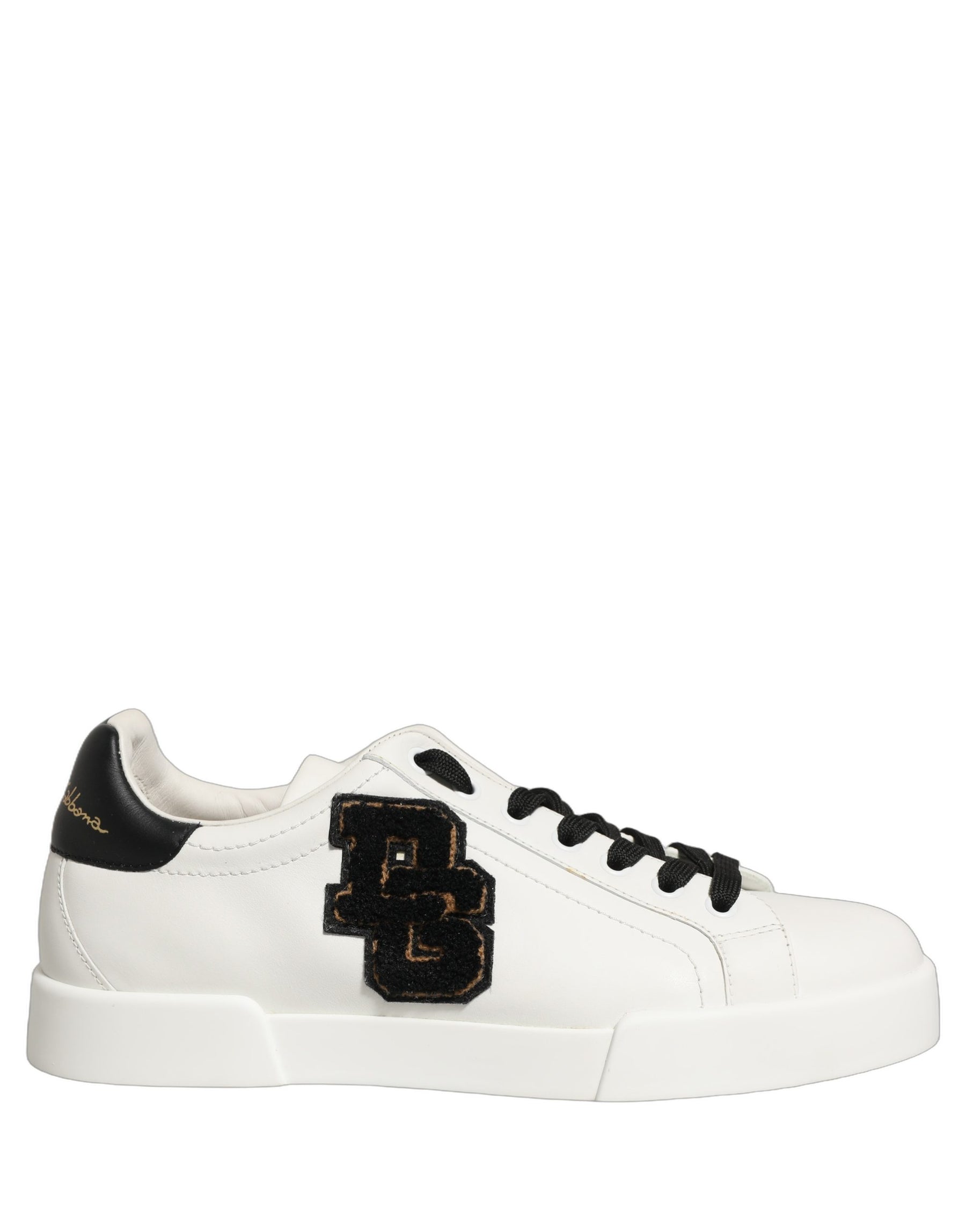 Dolce & Gabbana White Leather DG Logo Low Top Sneakers Shoes | Regal Royce