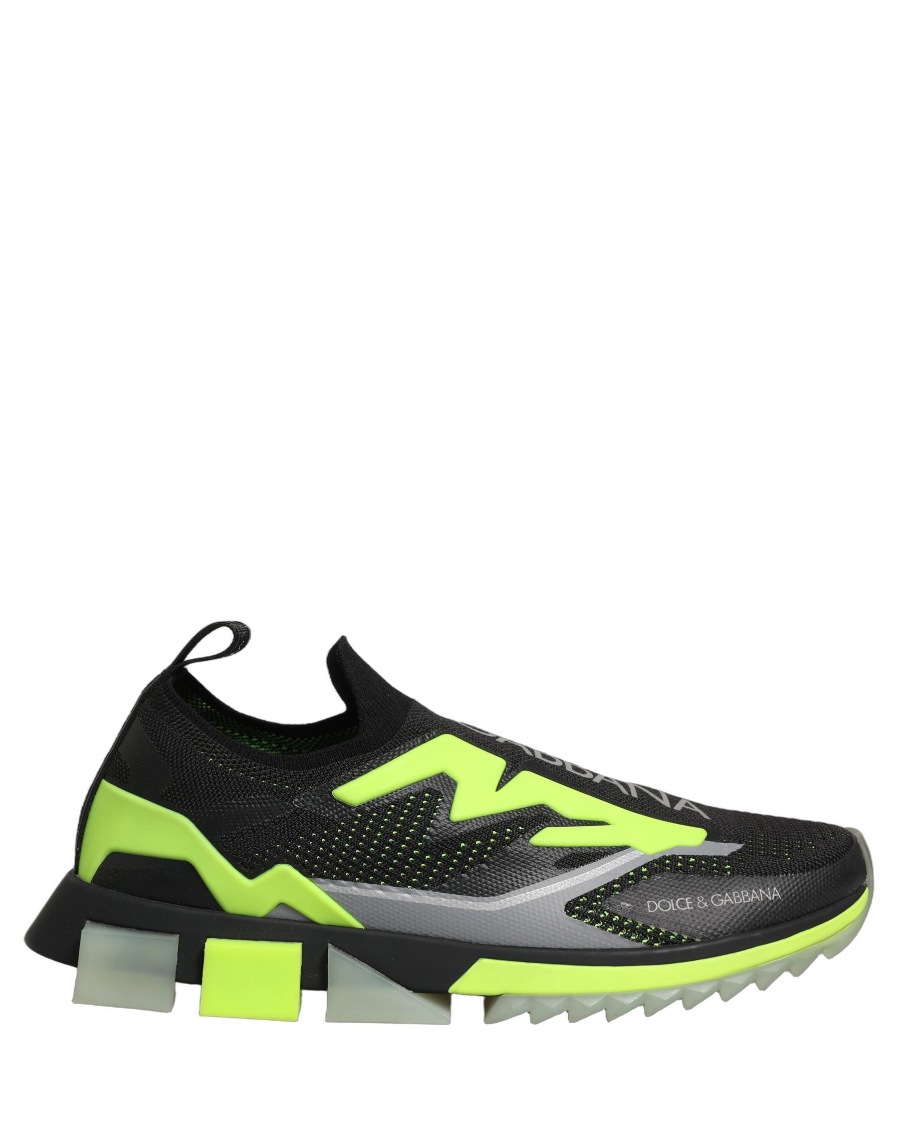 Dolce & Gabbana Black Green Sorrento Low Top Sneakers Shoes | Regal Royce
