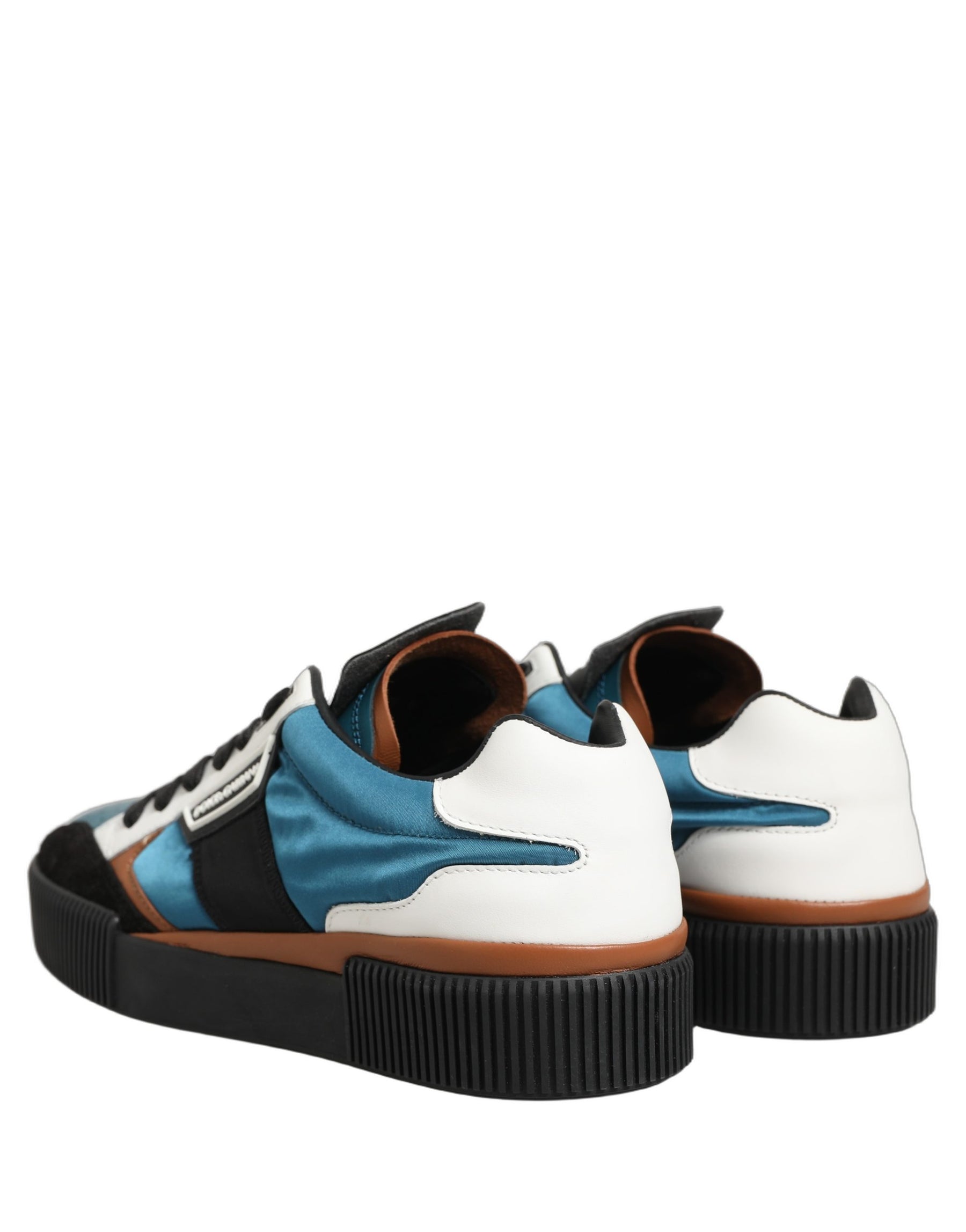 Dolce & Gabbana Multicolor Leather MIAMI Low Top Men Sneakers Shoes | Regal Royce