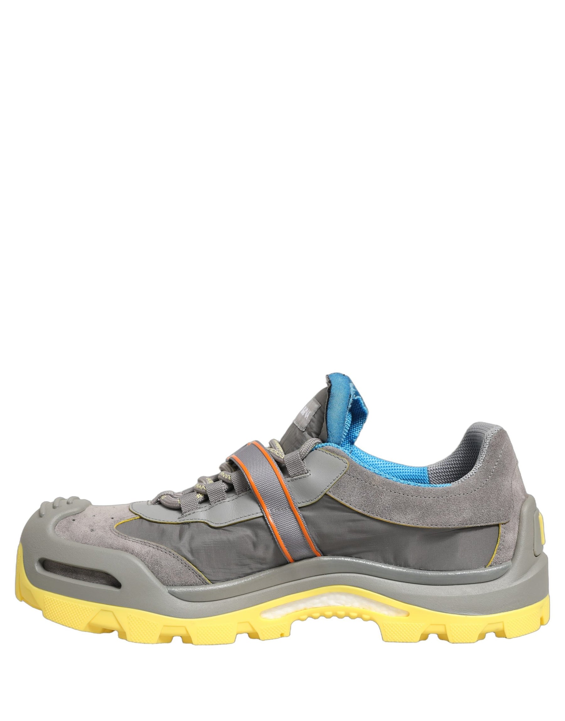 Dolce & Gabbana Gray Airmaster Panelled Low Top Men Sneakers Shoes | Regal Royce