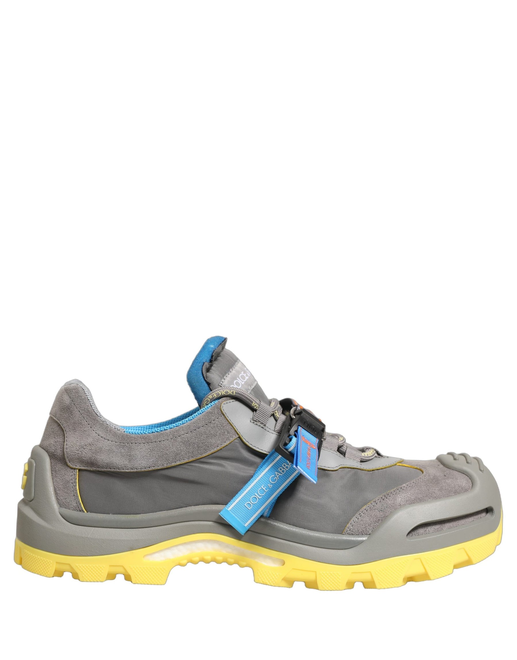 Dolce & Gabbana Gray Airmaster Panelled Low Top Men Sneakers Shoes | Regal Royce