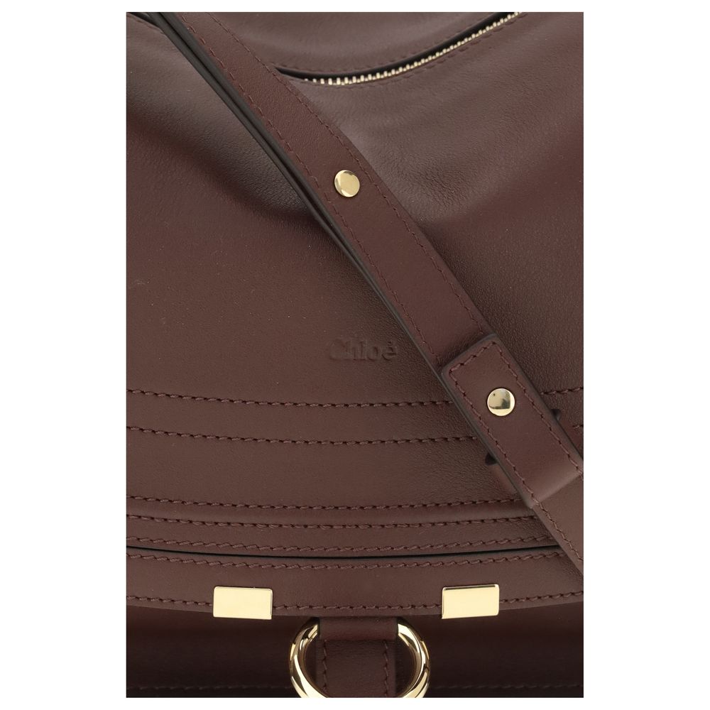 Chloé Bordeaux Calf Leather Bos Taurus Shoulder Bag | Regal Royce