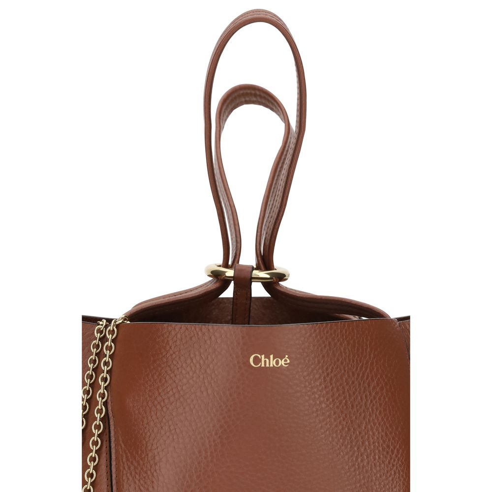 Chloé Brown Calf Leather Bos Taurus Shoulder Bag | Regal Royce