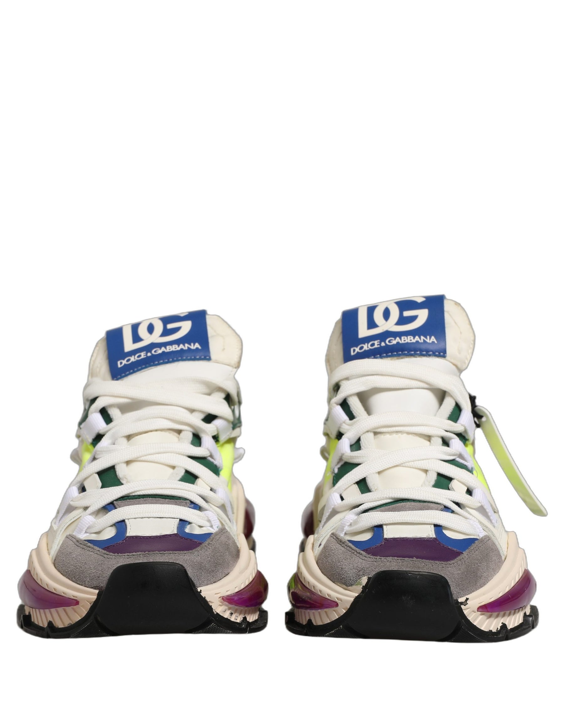 Dolce & Gabbana Multicolor Airmaster Low Top Sneaker Shoes | Regal Royce