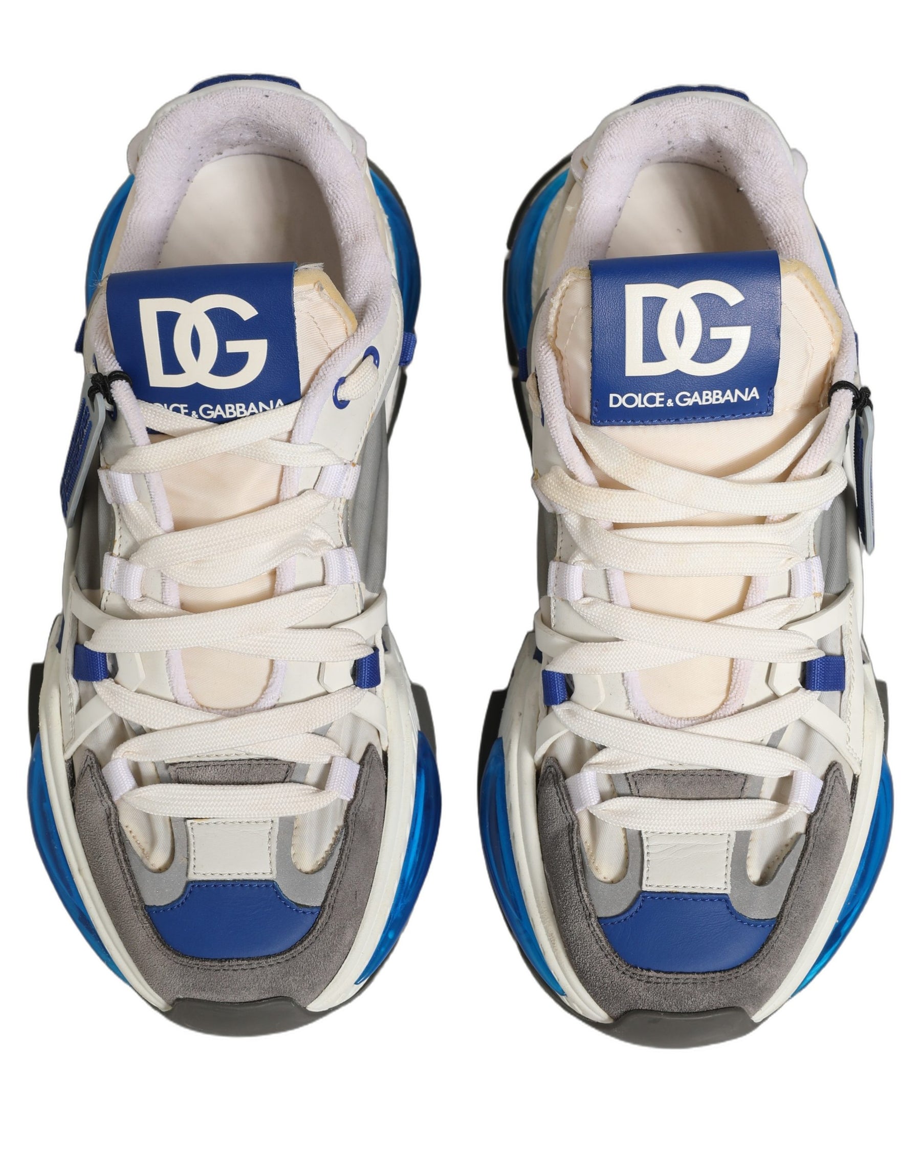 Dolce & Gabbana Black White Daymaster Low Top Sneakers Shoes | Regal Royce
