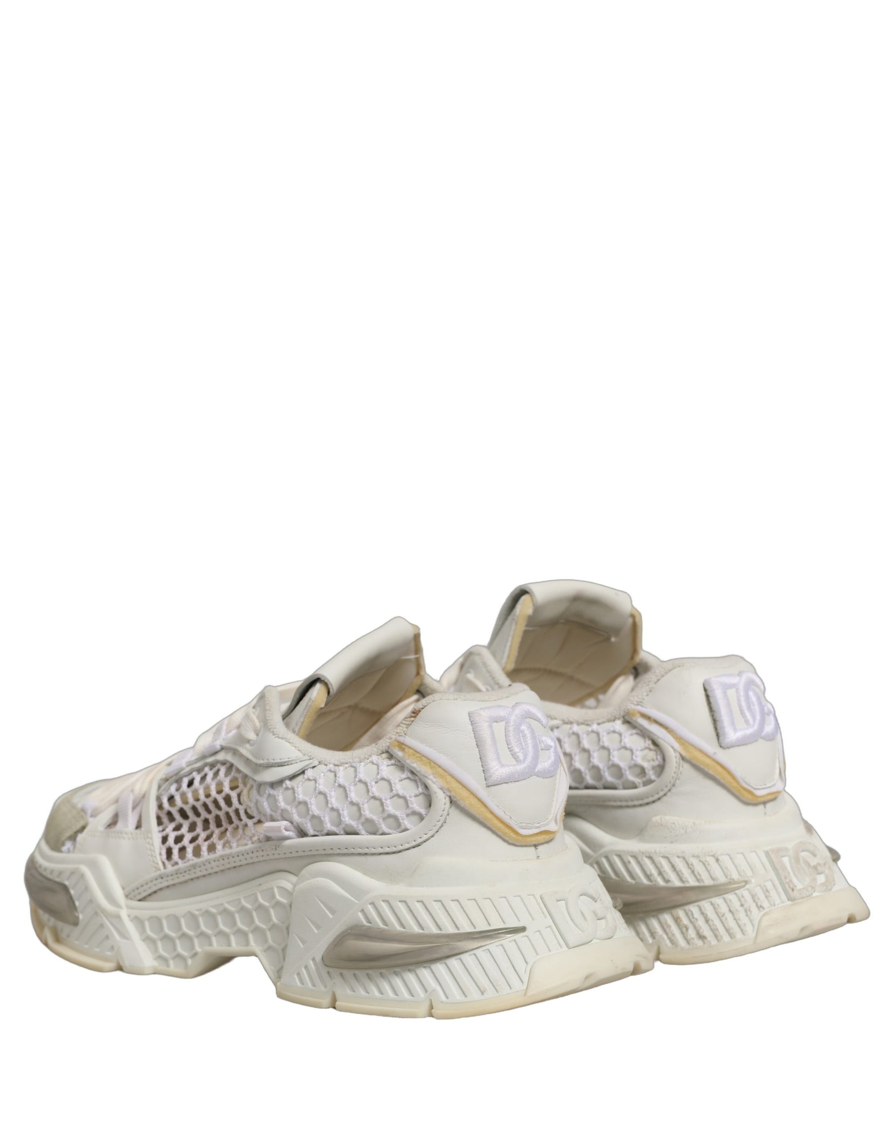 Dolce & Gabbana White Airmaster Mesh Low Top Sneakers Shoes | Regal Royce