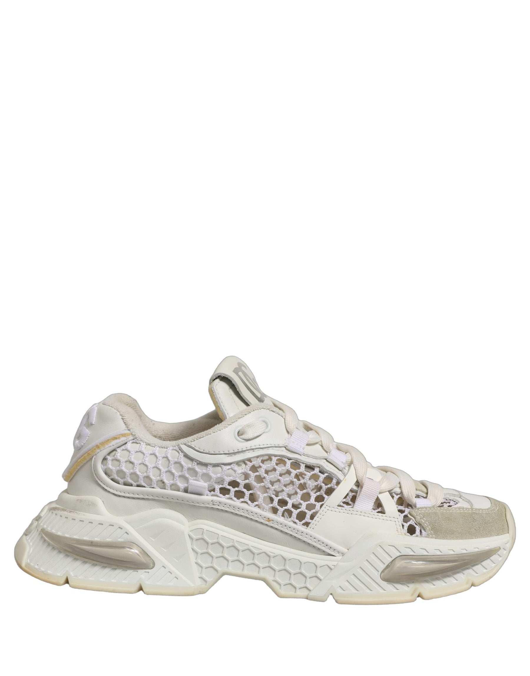 Dolce & Gabbana White Airmaster Mesh Low Top Sneakers Shoes | Regal Royce