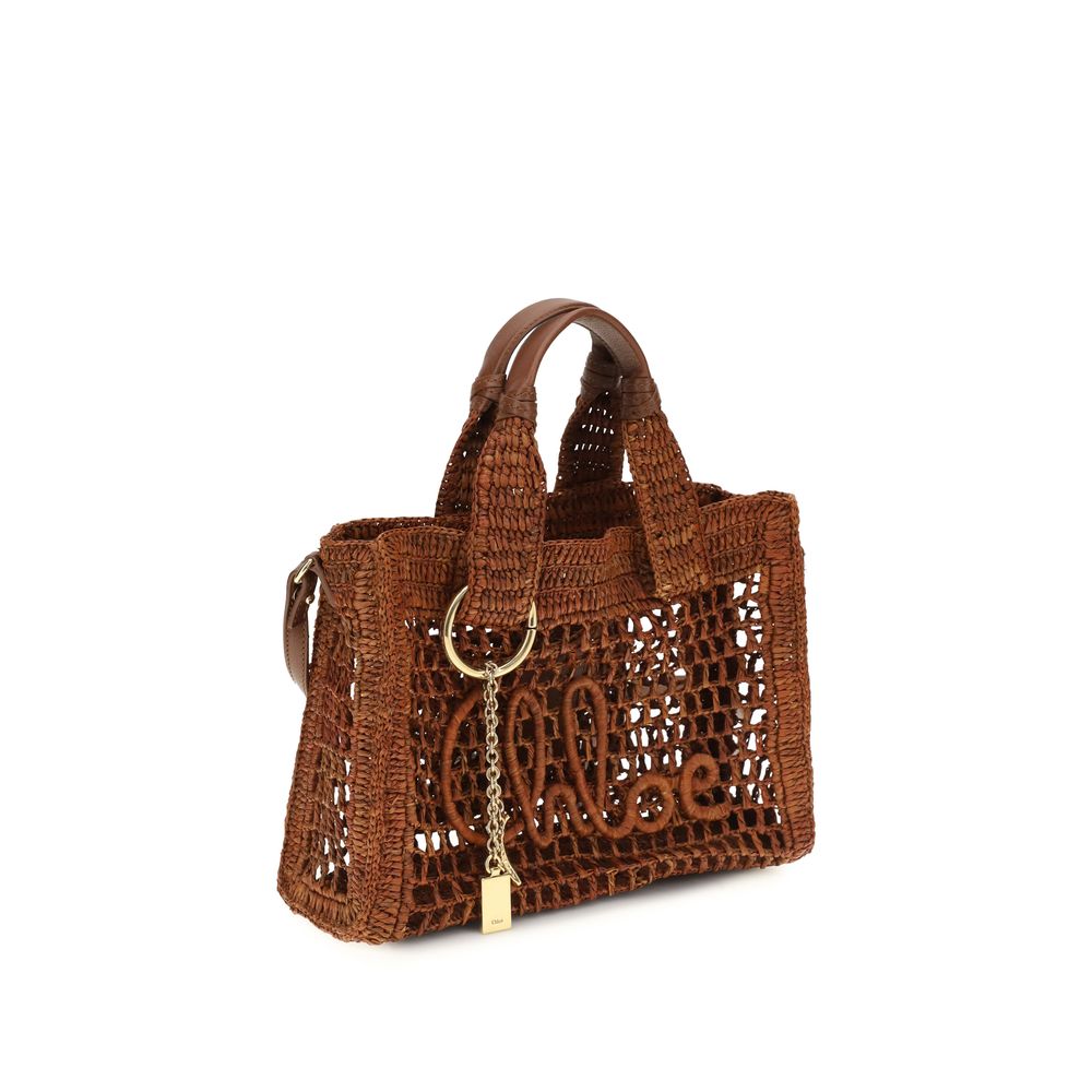 Chloé Brown Raffia Shoulder Bag | Regal Royce