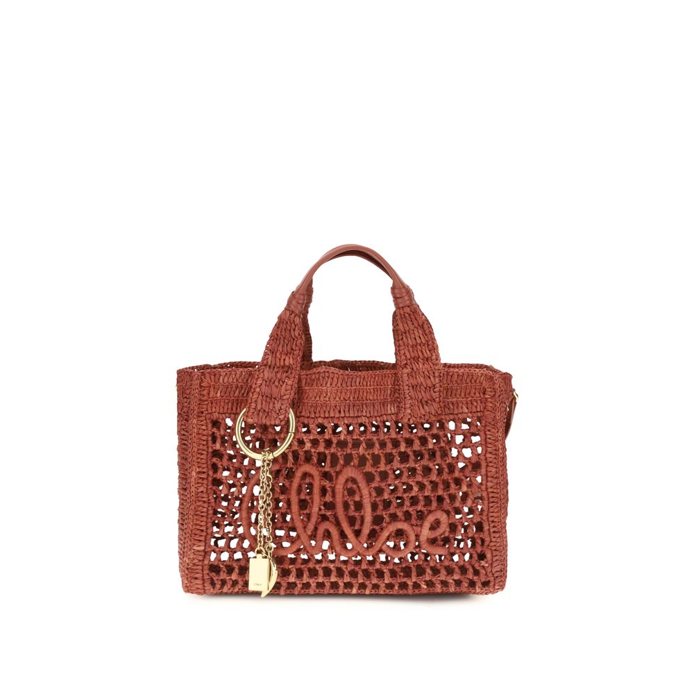 Chloé Multicolor Raffia Shoulder Bag | Regal Royce