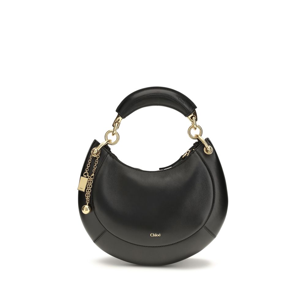 Chloé Black Calf Leather Bos Taurus Shoulder Bag | Regal Royce