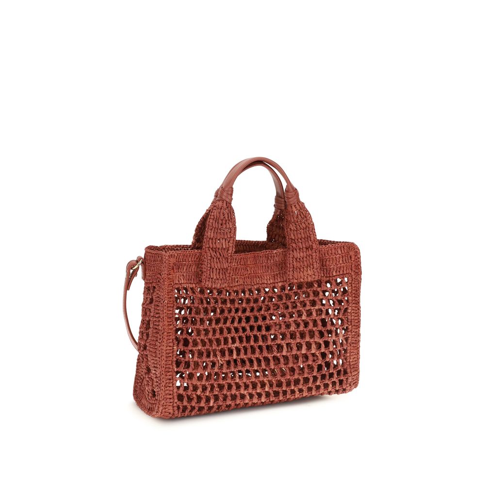 Chloé Multicolor Raffia Shoulder Bag | Regal Royce