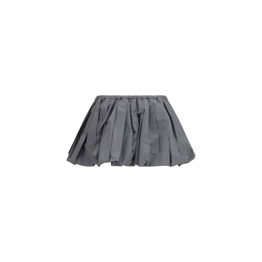 Miu Miu Gray Polyester Mini Skirt | Regal Royce