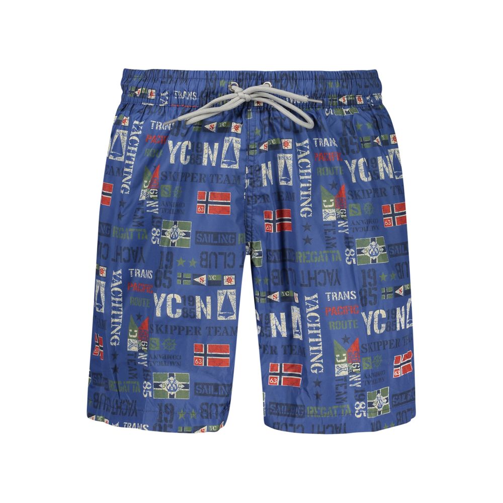 Norway 1963 Blue Polyester Men's Swimwear | Regal Royce