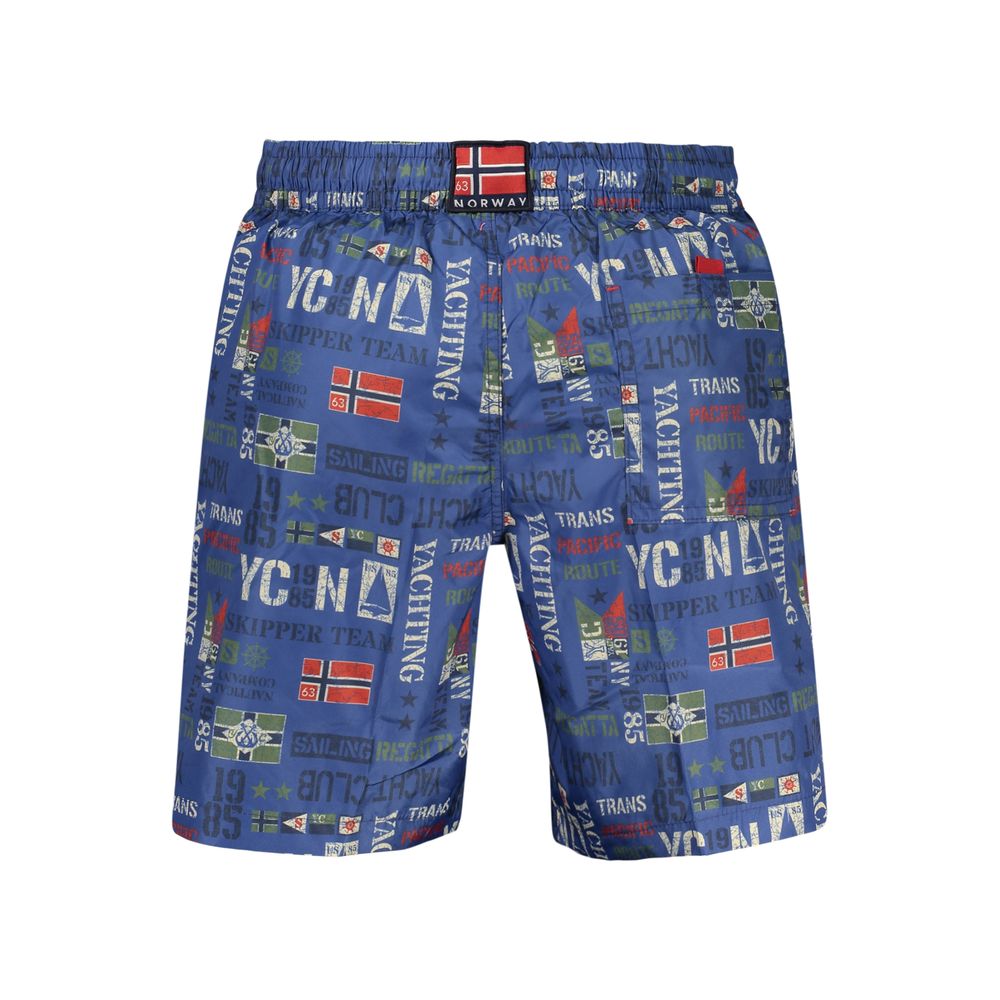 Norway 1963 Blue Polyester Men's Swimwear | Regal Royce