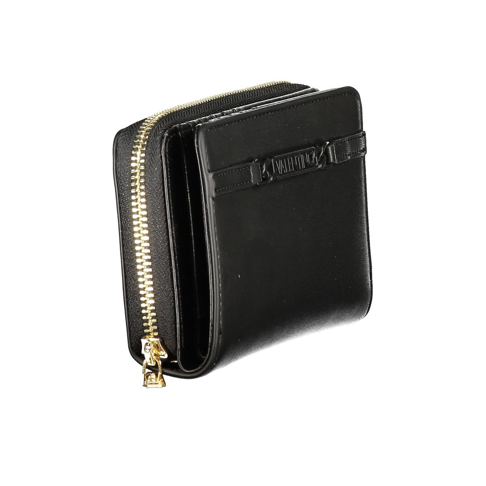 Mario Valentino Nero Polyurethane Women's Wallet | Regal Royce