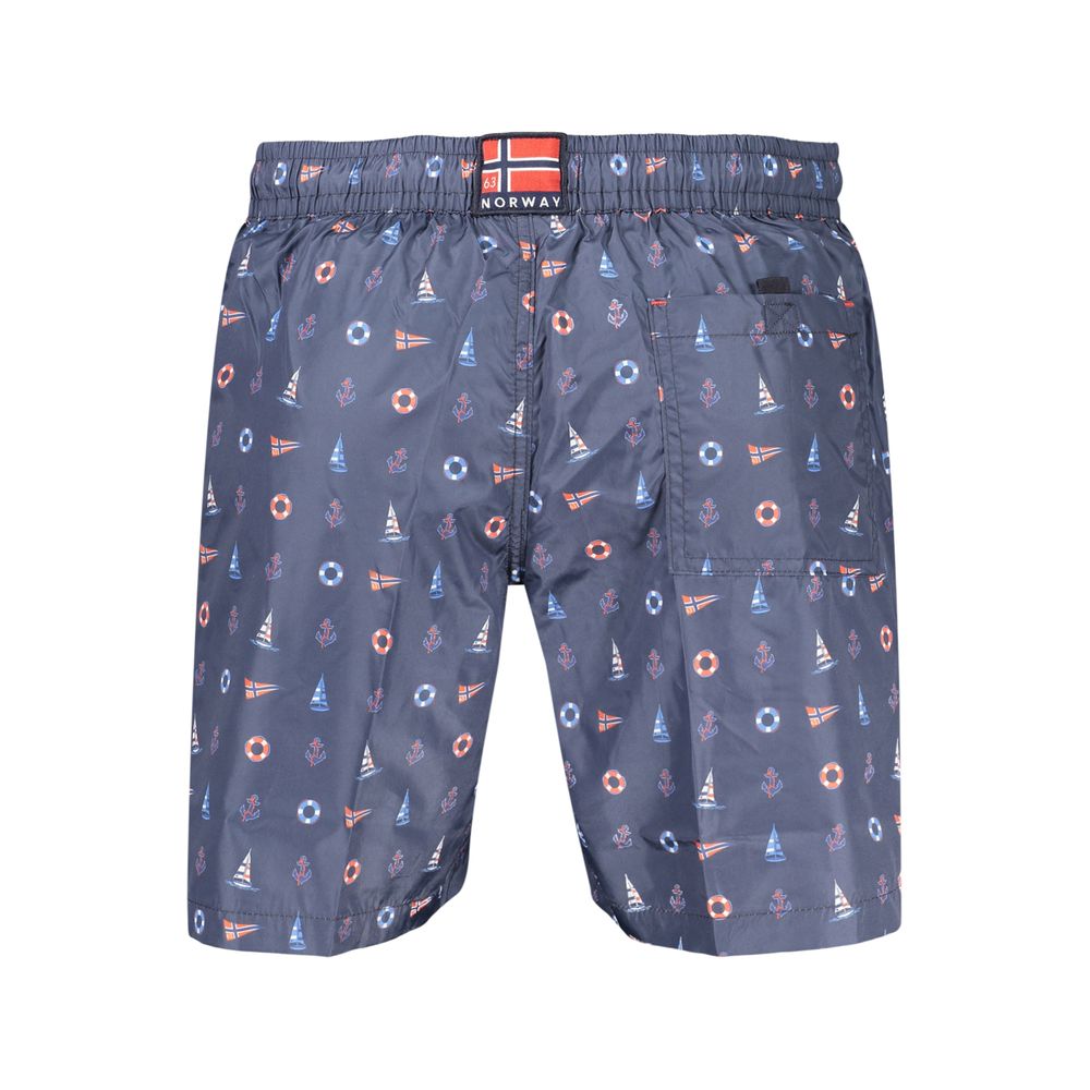 Norway 1963 Blue Polyester Men's Swim Shorts | Regal Royce
