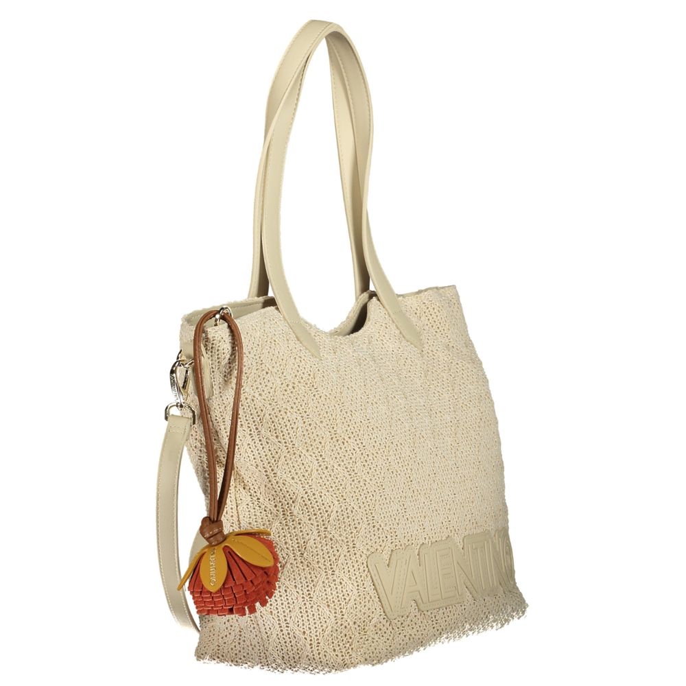 Mario Valentino Beige Polyethylene Women's Bag | Regal Royce