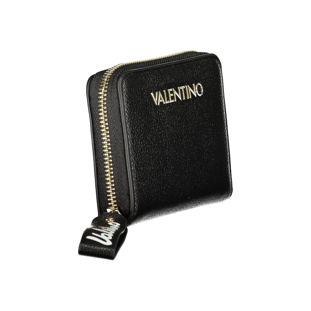Mario Valentino Nero Polyurethane Women's Wallet | Regal Royce