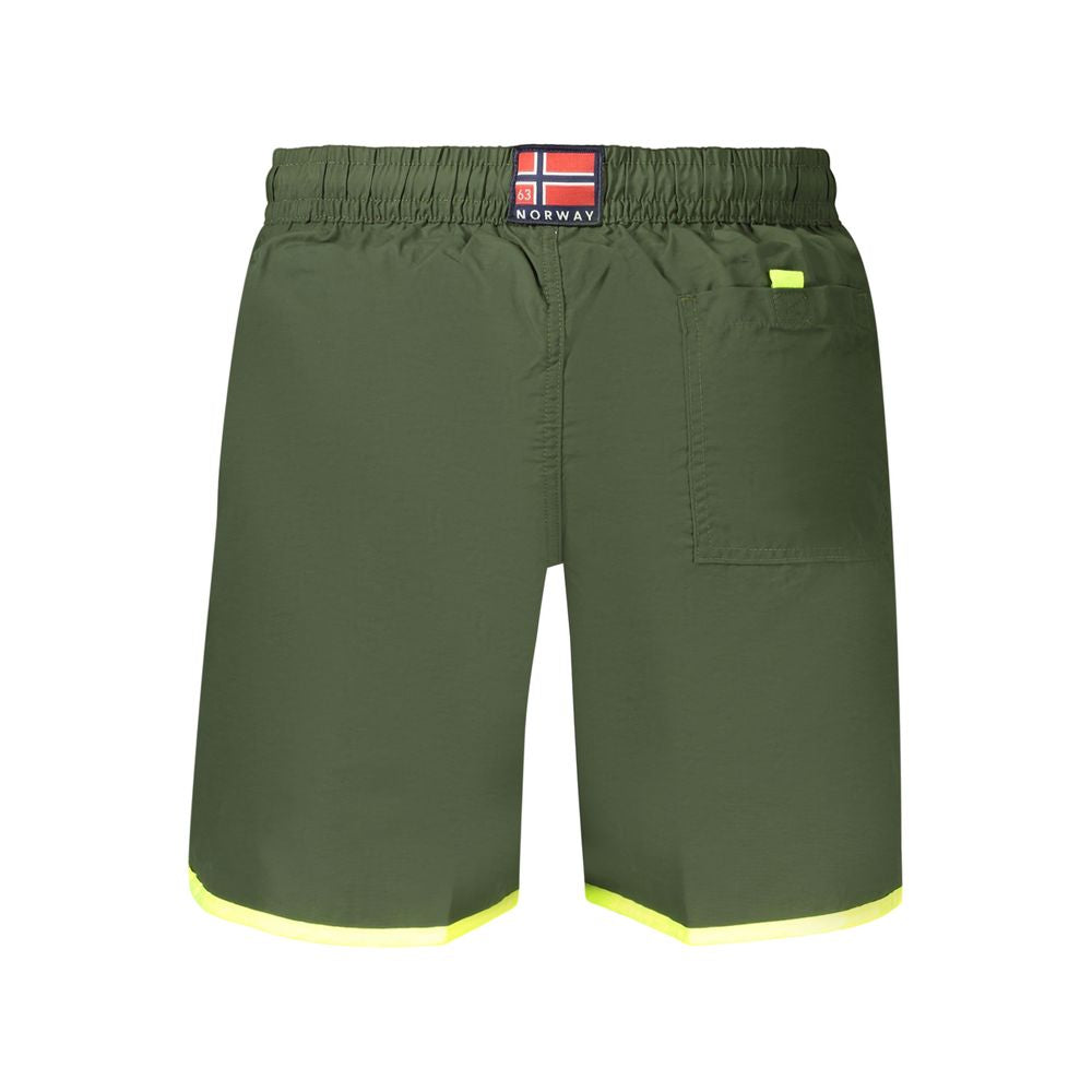 Norway 1963 Green Polyamide Men's Shorts | Regal Royce