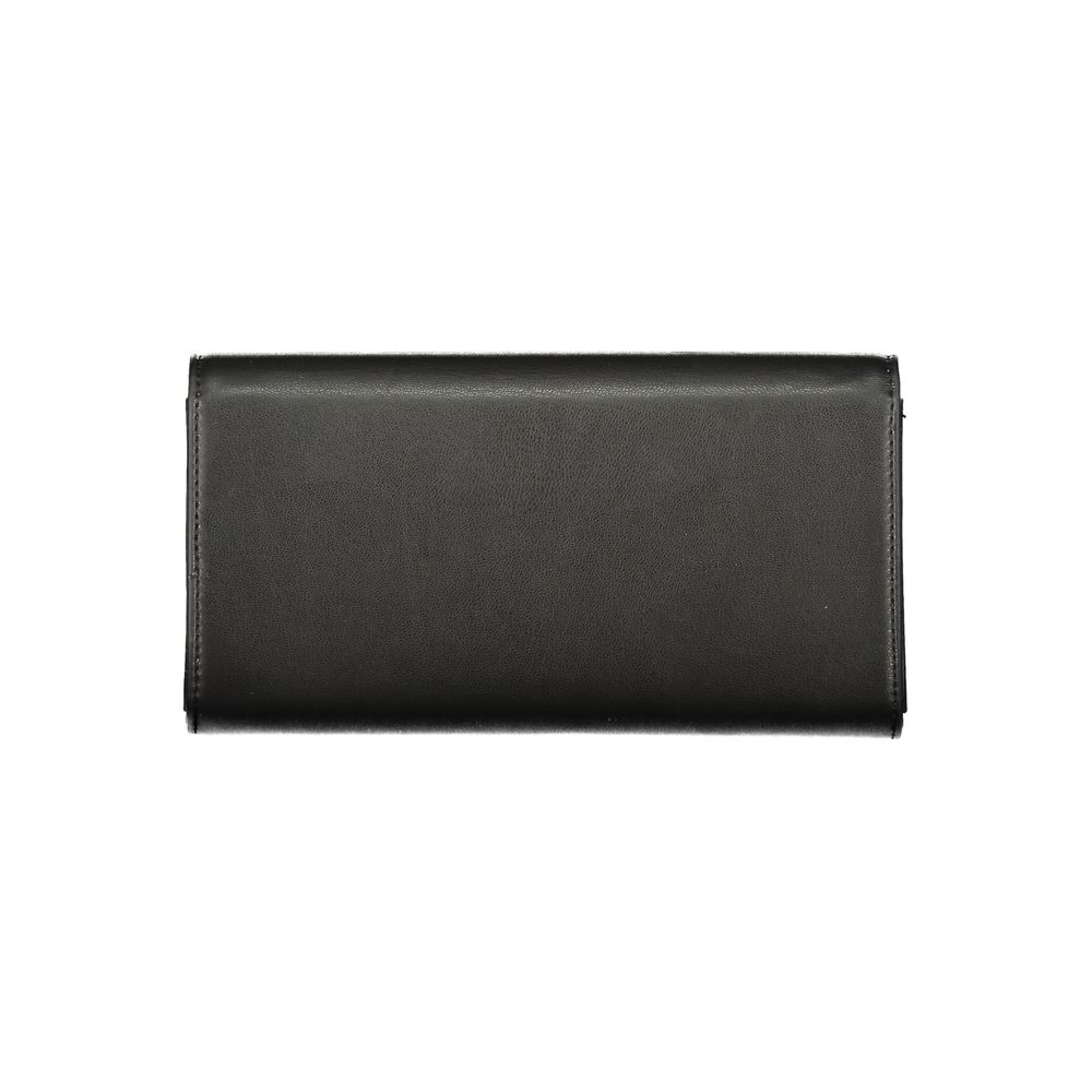 Mario Valentino Nero Polyurethane Women's Wallet | Regal Royce