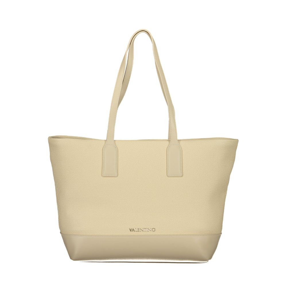 Mario Valentino Beige Polyurethane Womens Bag | Regal Royce