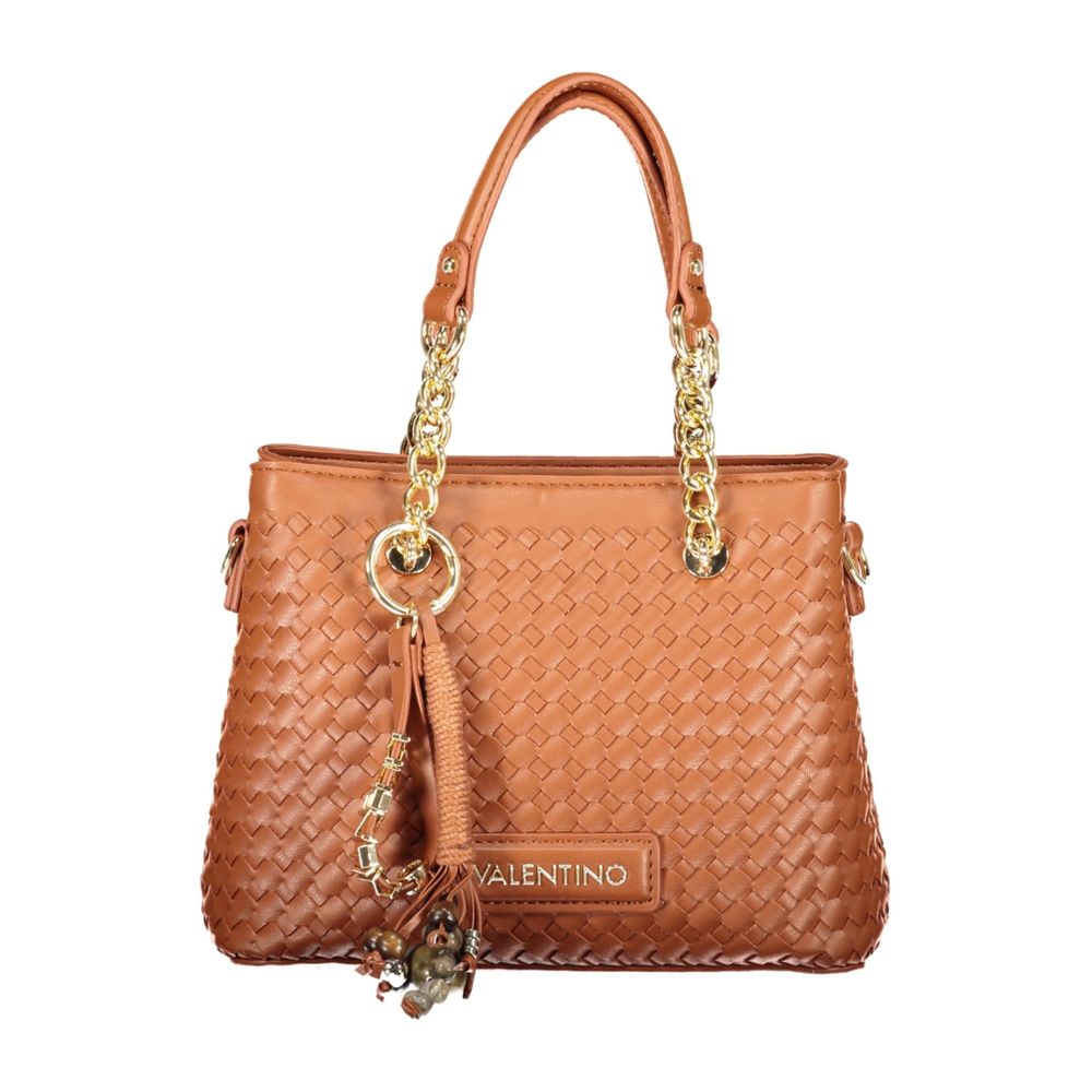 Mario Valentino Brown Polyurethane Women Bag | Regal Royce