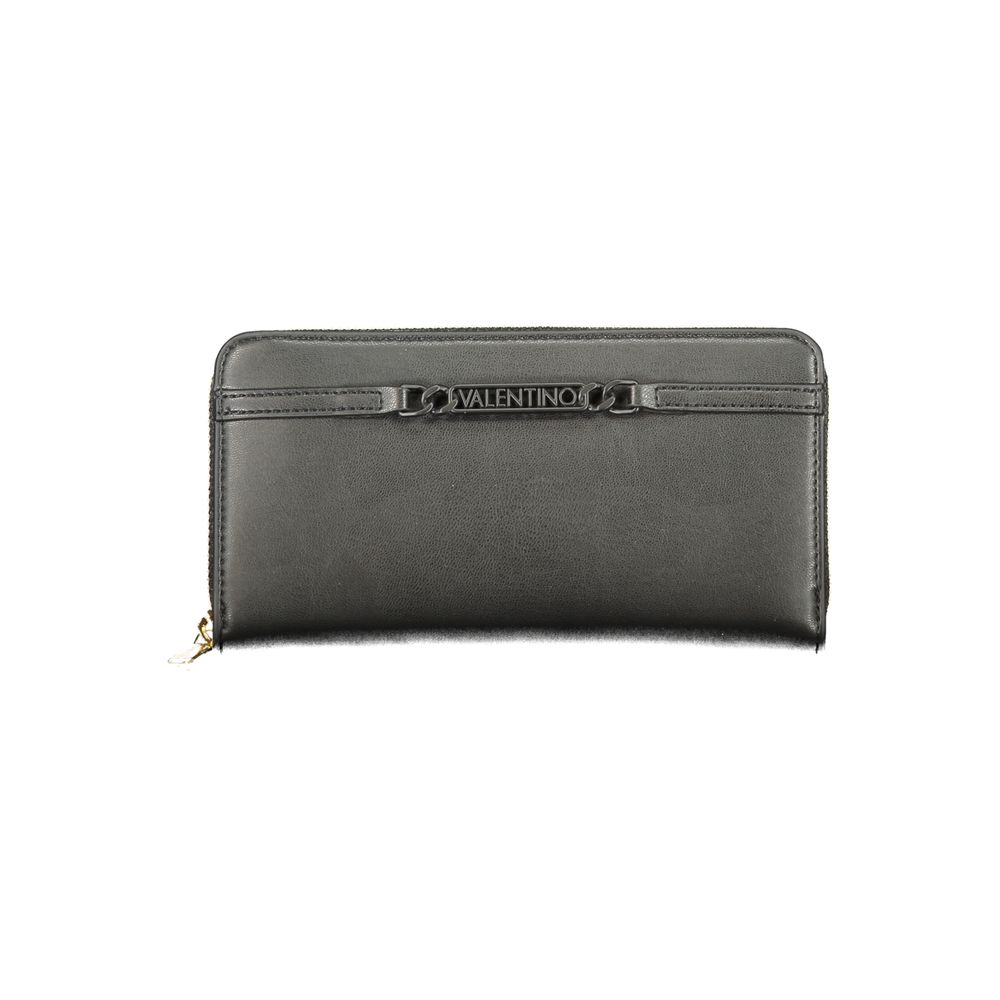 Mario Valentino Nero Polyurethane Women's Wallet | Regal Royce