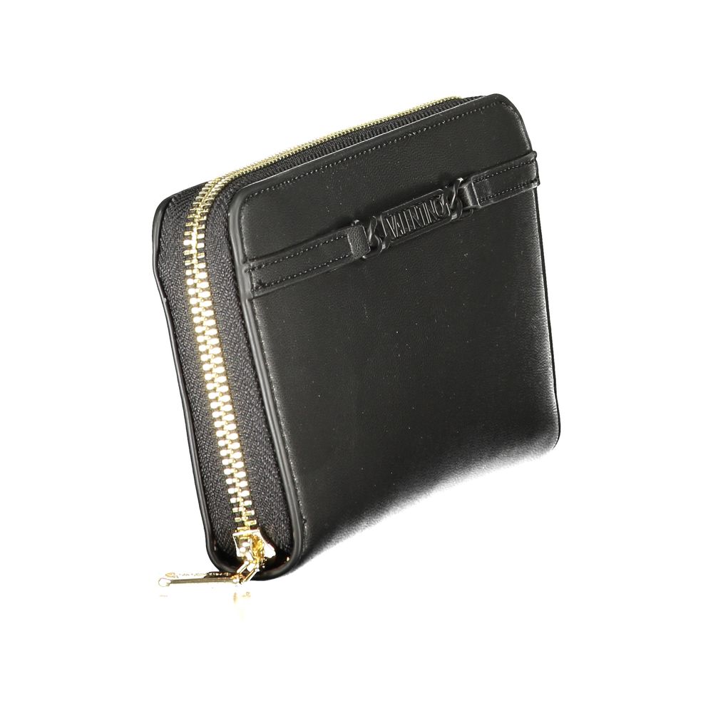 Mario Valentino Nero Polyurethane Women's Wallet | Regal Royce