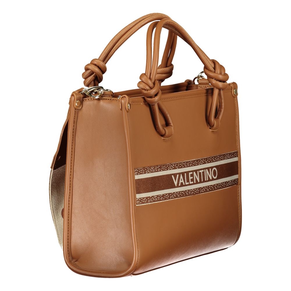 Mario Valentino Brown Polyurethane Women's Bag | Regal Royce