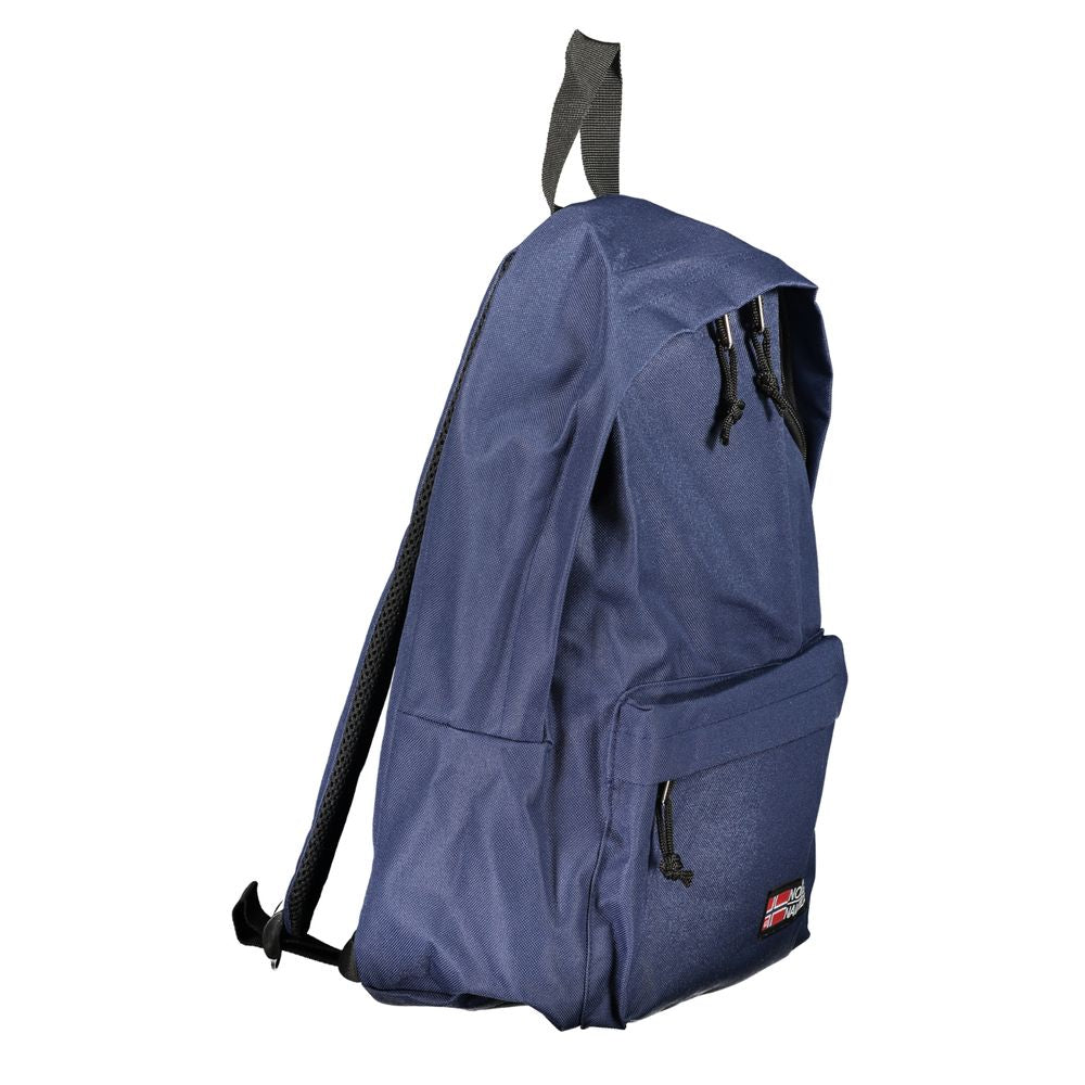 Norway 1963 Blue Polyester Men's Backpack | Regal Royce