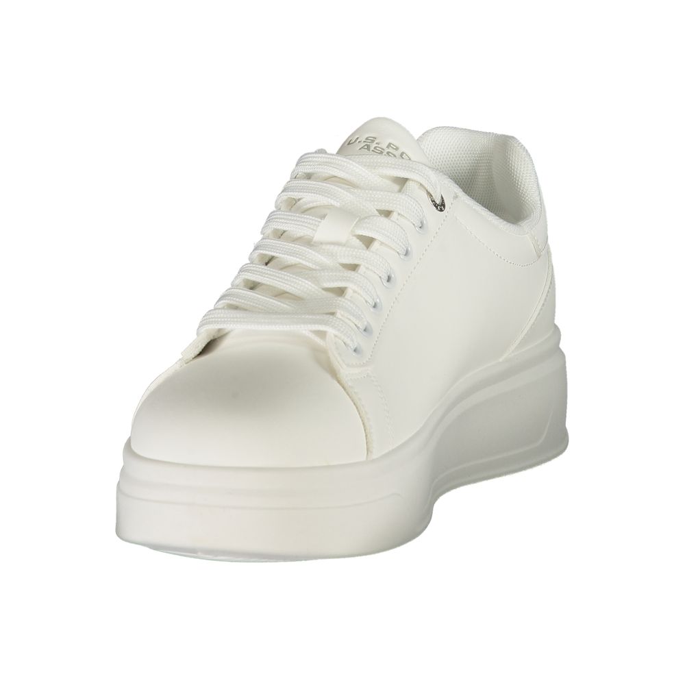 U.S. POLO ASSN. Bianco Polyurethane Uomo Sneaker | Regal Royce