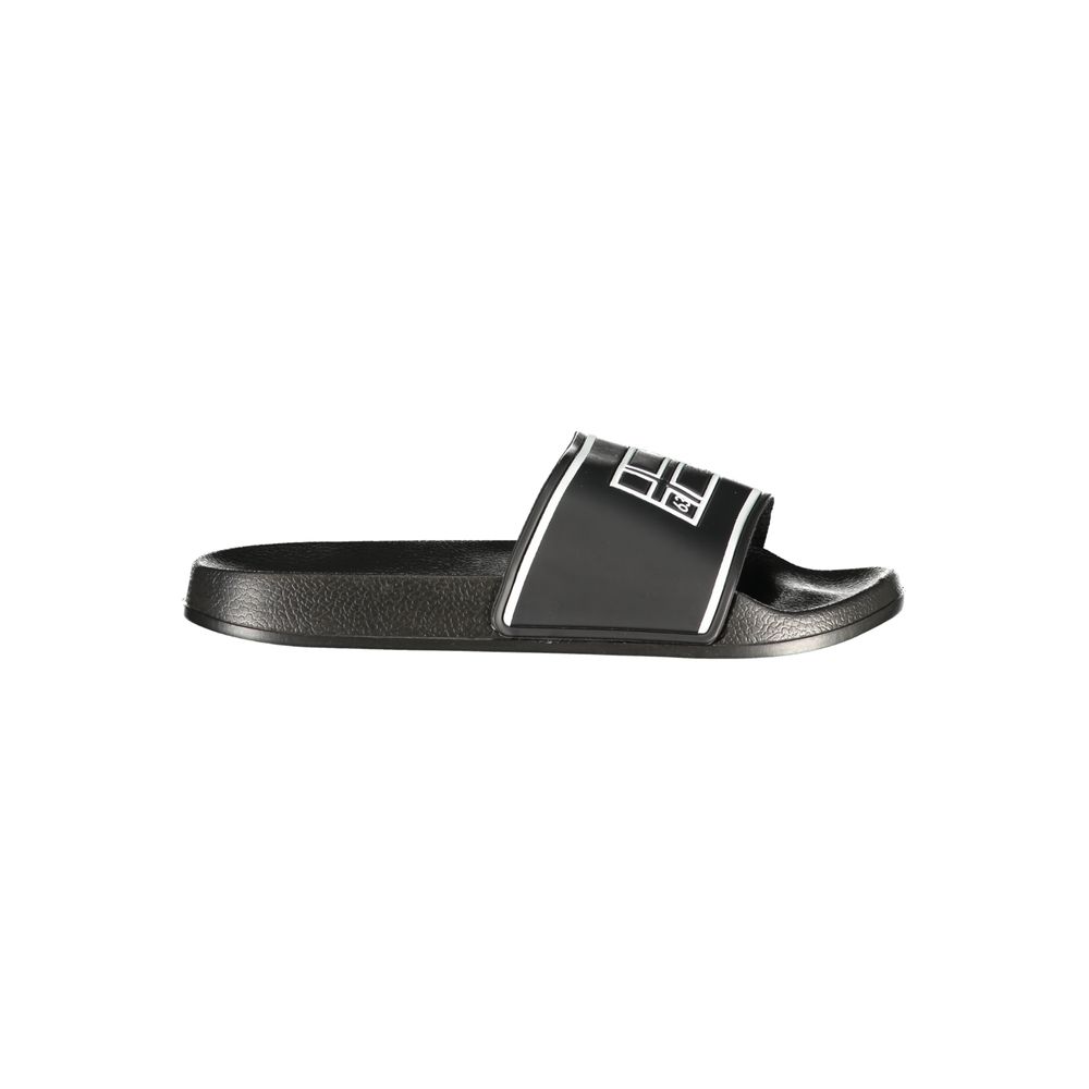Norway 1963 Black Polyurethane Men's Slipper | Regal Royce