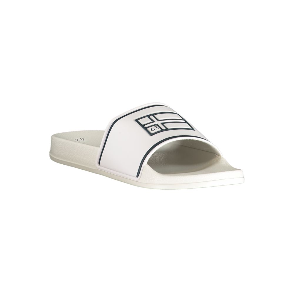 Norway 1963 White Polyurethane Men's Slipper | Regal Royce