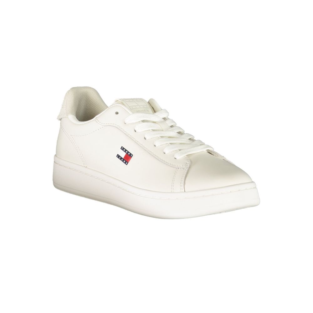 Tommy Hilfiger Bianco Polyurethane Women's Sneaker | Regal Royce