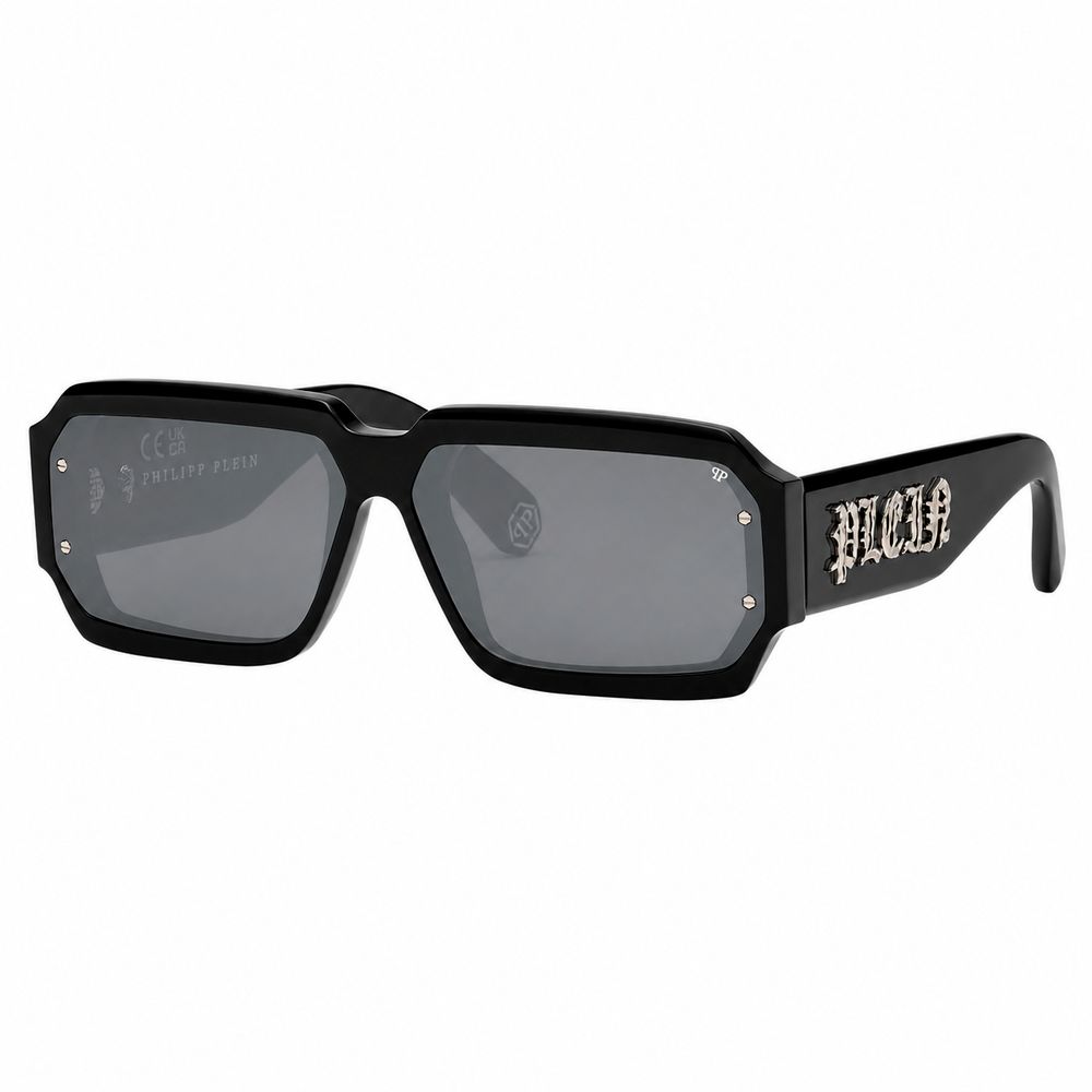 Philipp Plein Black Acetate Sunglasses | Regal Royce