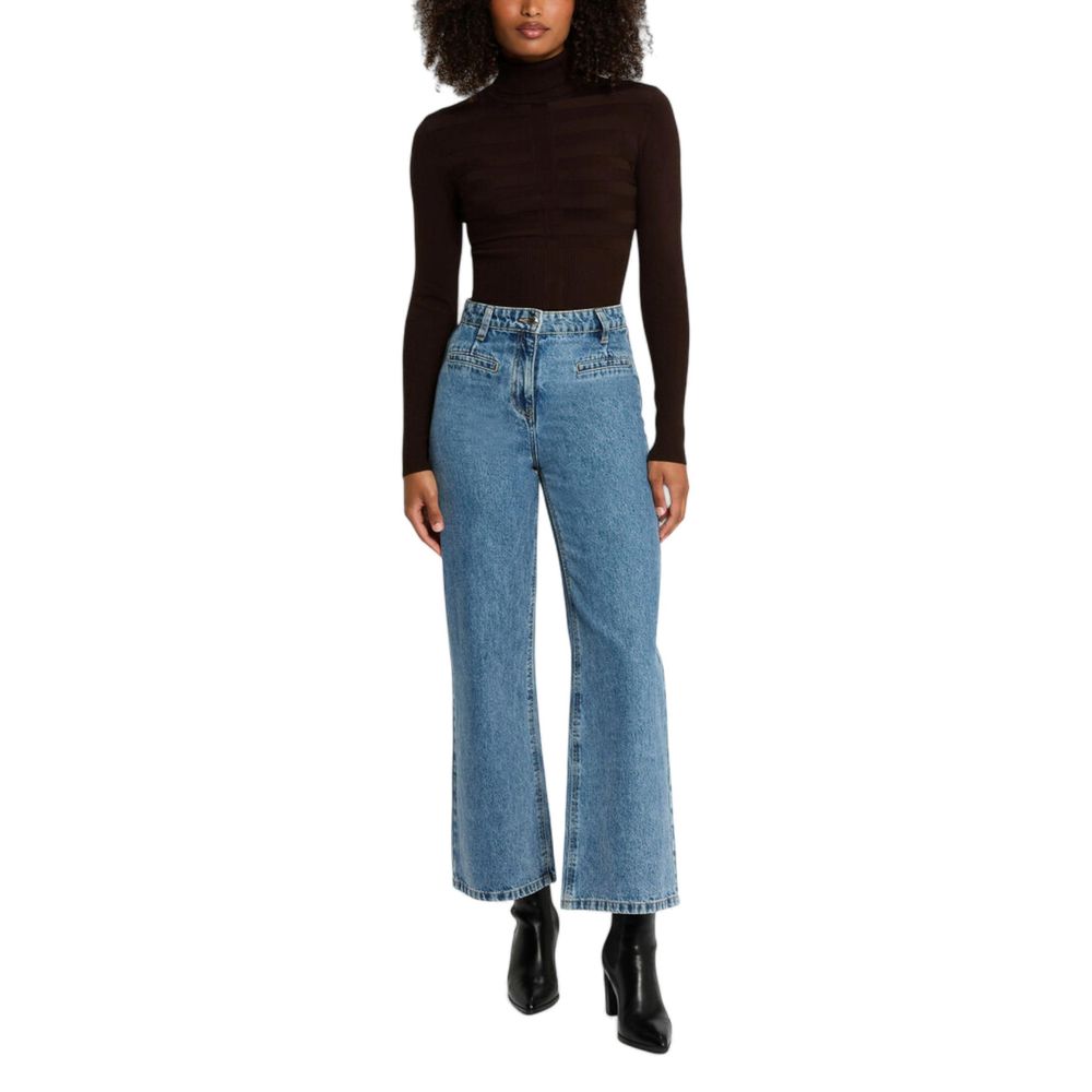 Morgan De Toi Brown Viscose Turtleneck | Regal Royce
