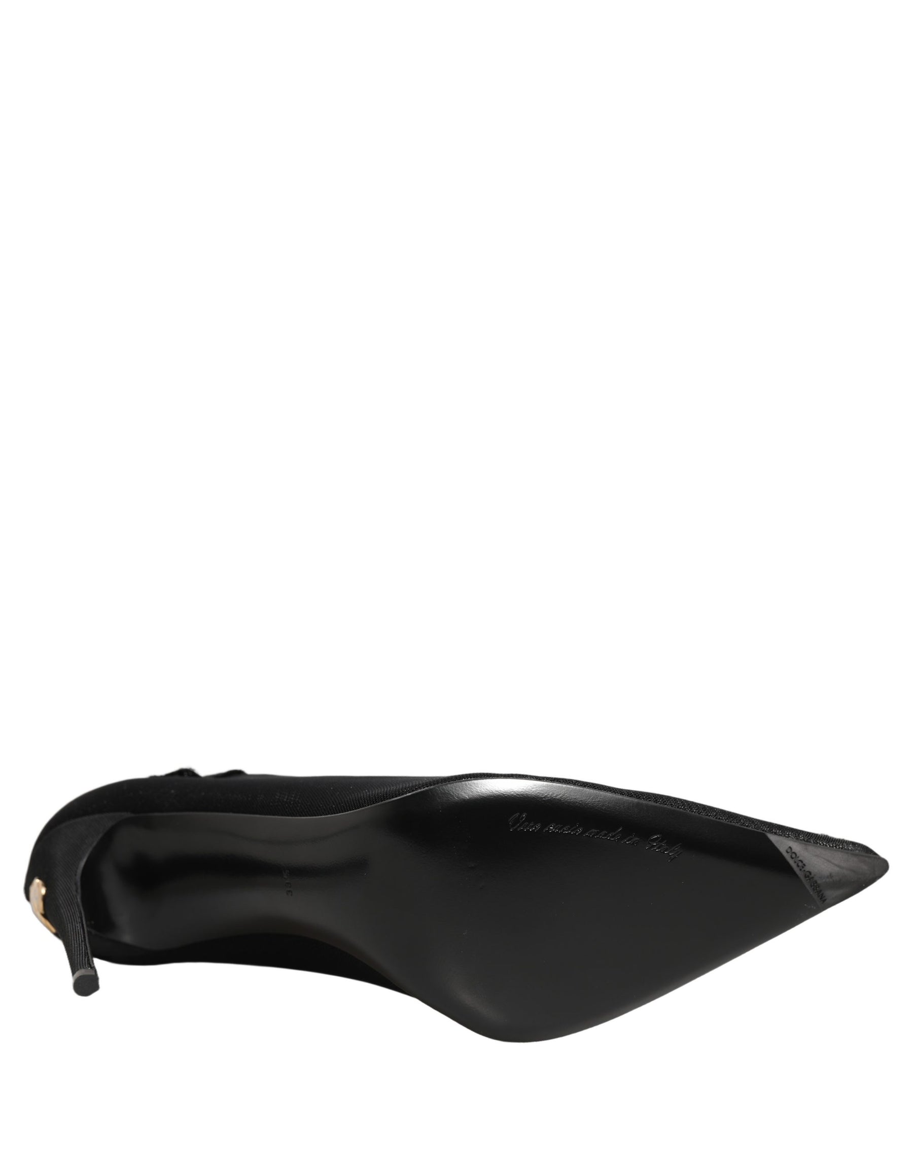 Dolce & Gabbana Black Over The Knee Sock Pumps Boots Shoes | Regal Royce