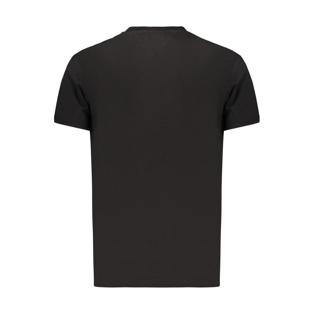 Tommy Hilfiger Black Cotton Mens T-Shirt | Regal Royce