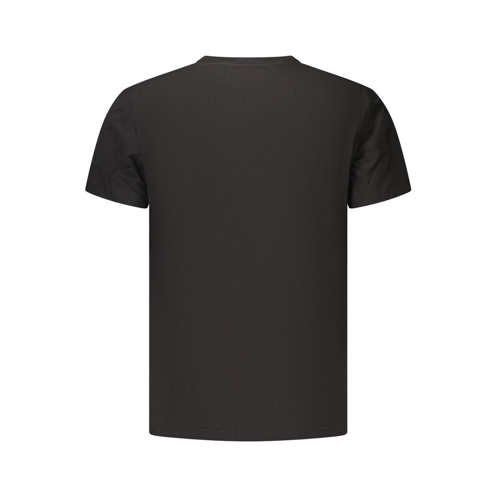 Tommy Hilfiger Black Cotton Men's T-Shirt | Regal Royce