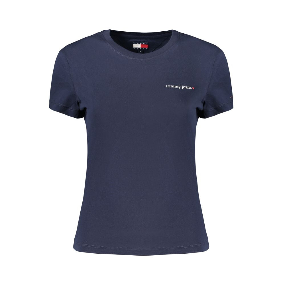 Tommy Hilfiger Blue Cotton Women T-Shirt | Regal Royce