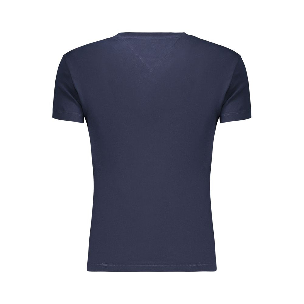 Tommy Hilfiger Blue Cotton Women T-Shirt | Regal Royce