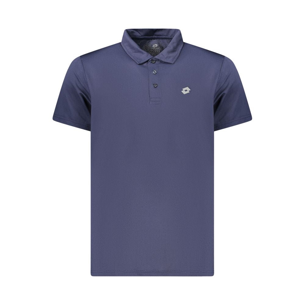 Lotto Blue Polyester Men's Polo Shirt | Regal Royce