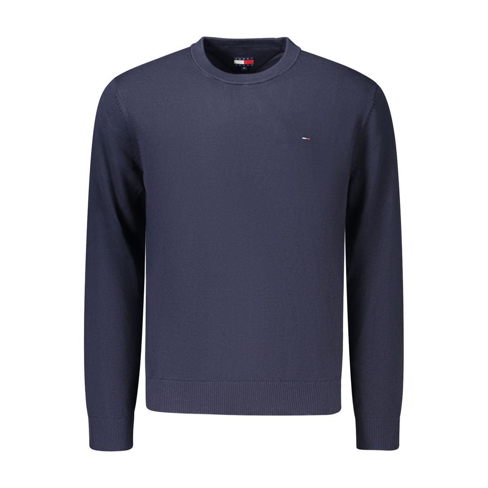 Tommy Hilfiger Blue Cotton Mens Knitwear | Regal Royce
