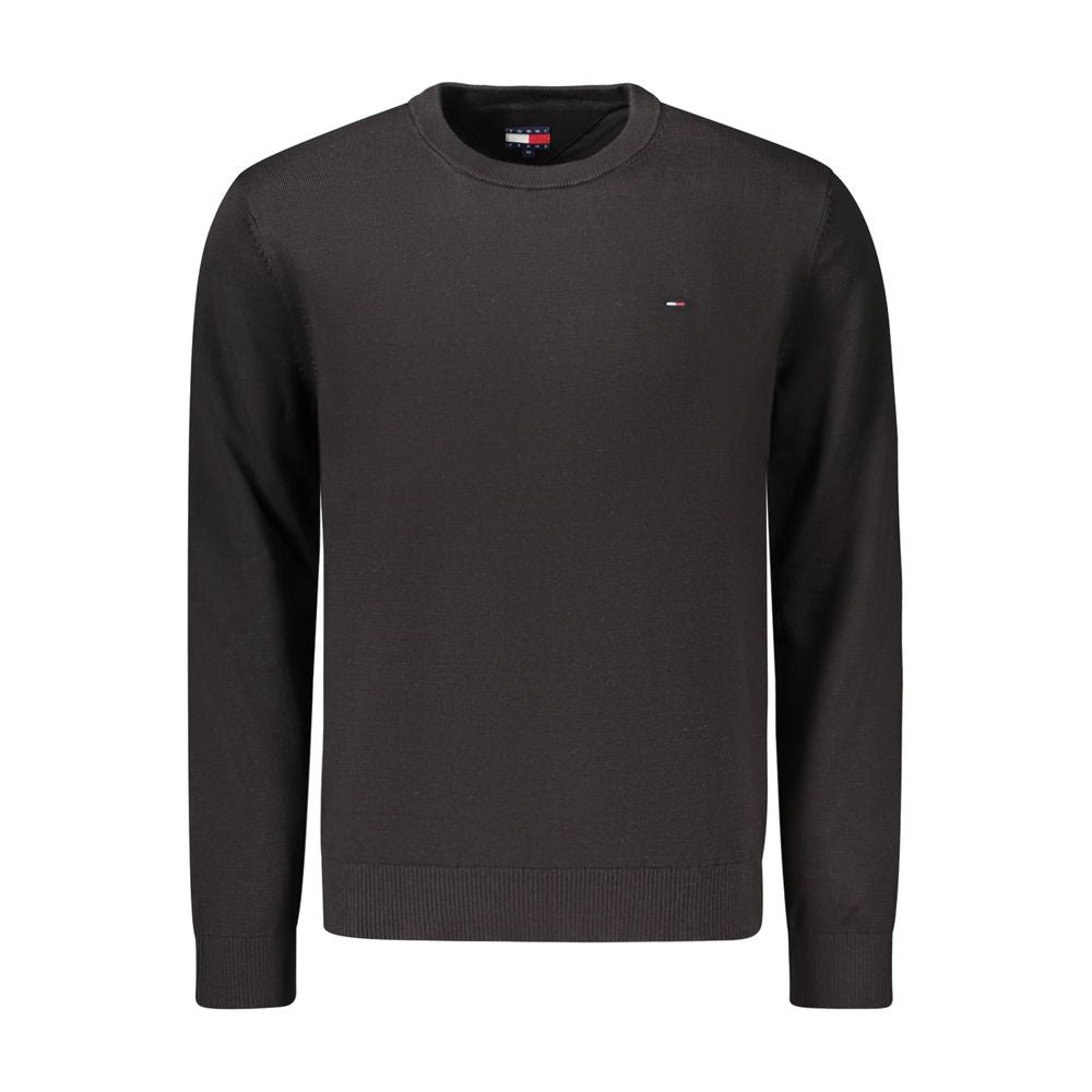 Tommy Hilfiger Black Cotton Men's Sweater | Regal Royce