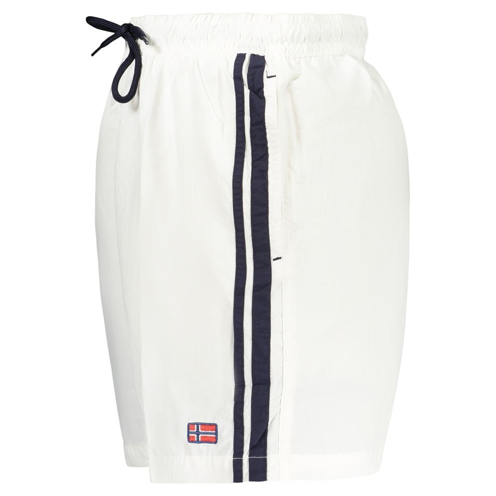 Norway 1963 Bianco Polyamide Men's Swimwear | Regal Royce
