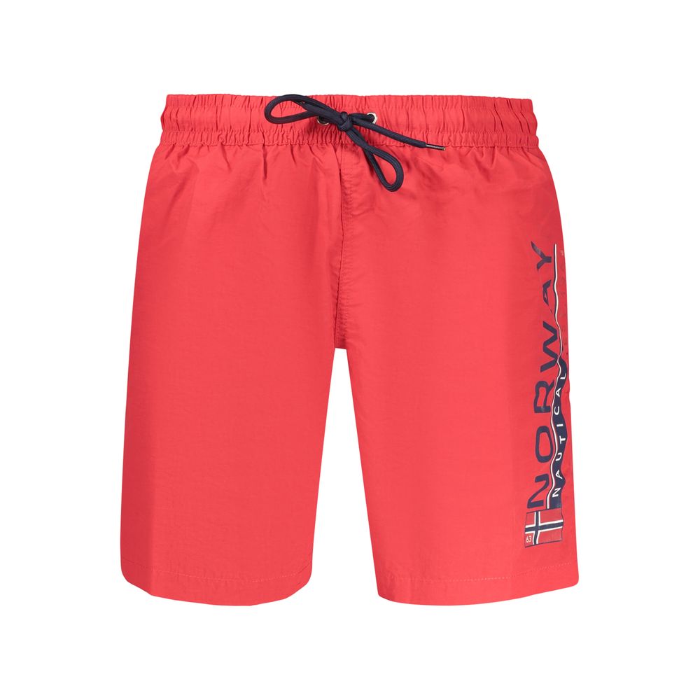 Norway 1963 Rosso Poliammide Uomo Swimwear | Regal Royce