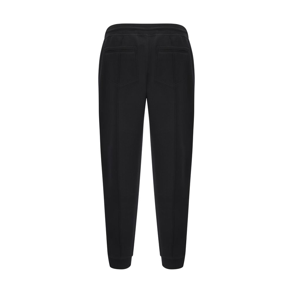 Brunello Cucinelli Black Cotton Joggers (Workout Pants) | Regal Royce