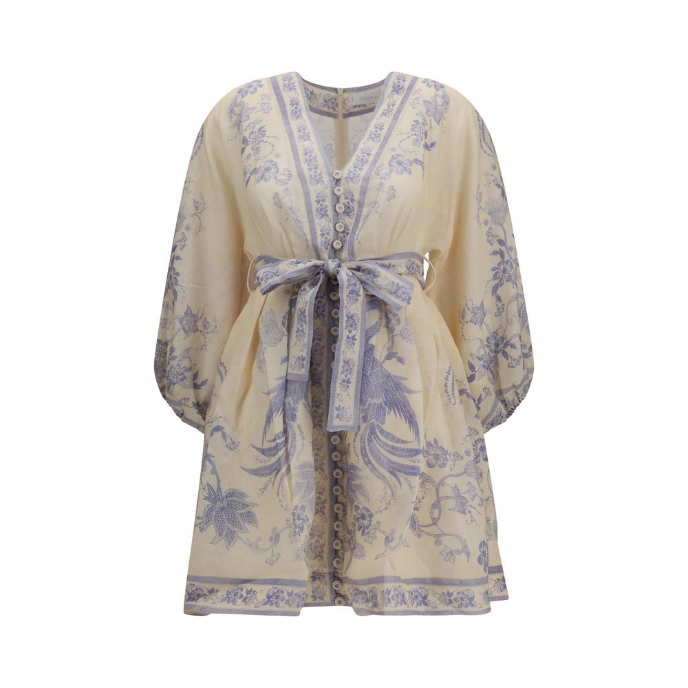 Zimmermann Multicolor Linen Casual Dress | Regal Royce